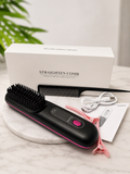 Portable USB Rechargeable Hair Straightening Comb
